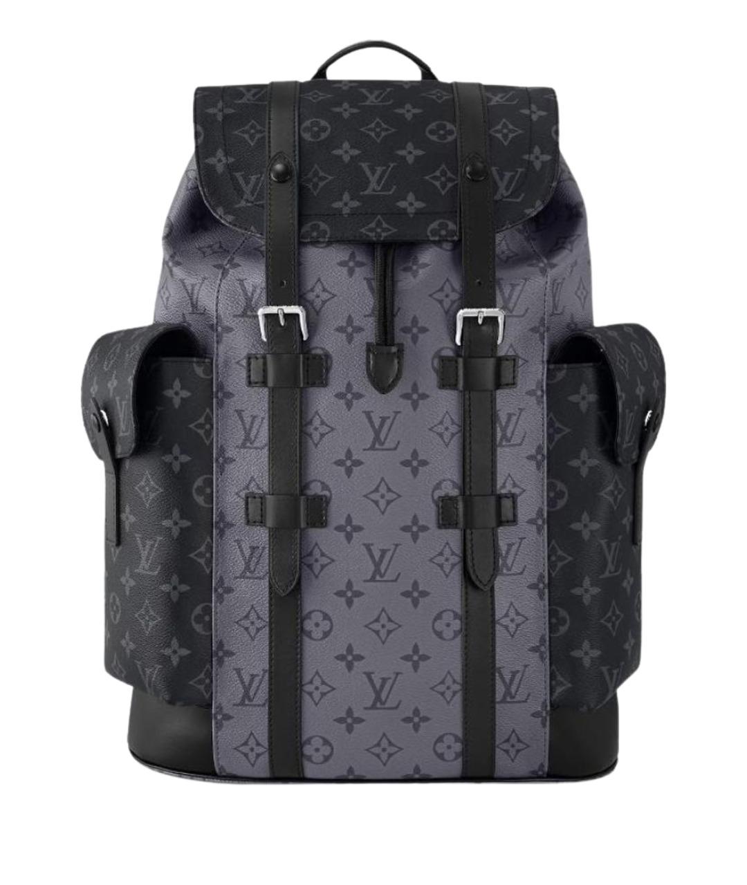 LOUIS VUITTON Серый кожаный рюкзак, фото 1