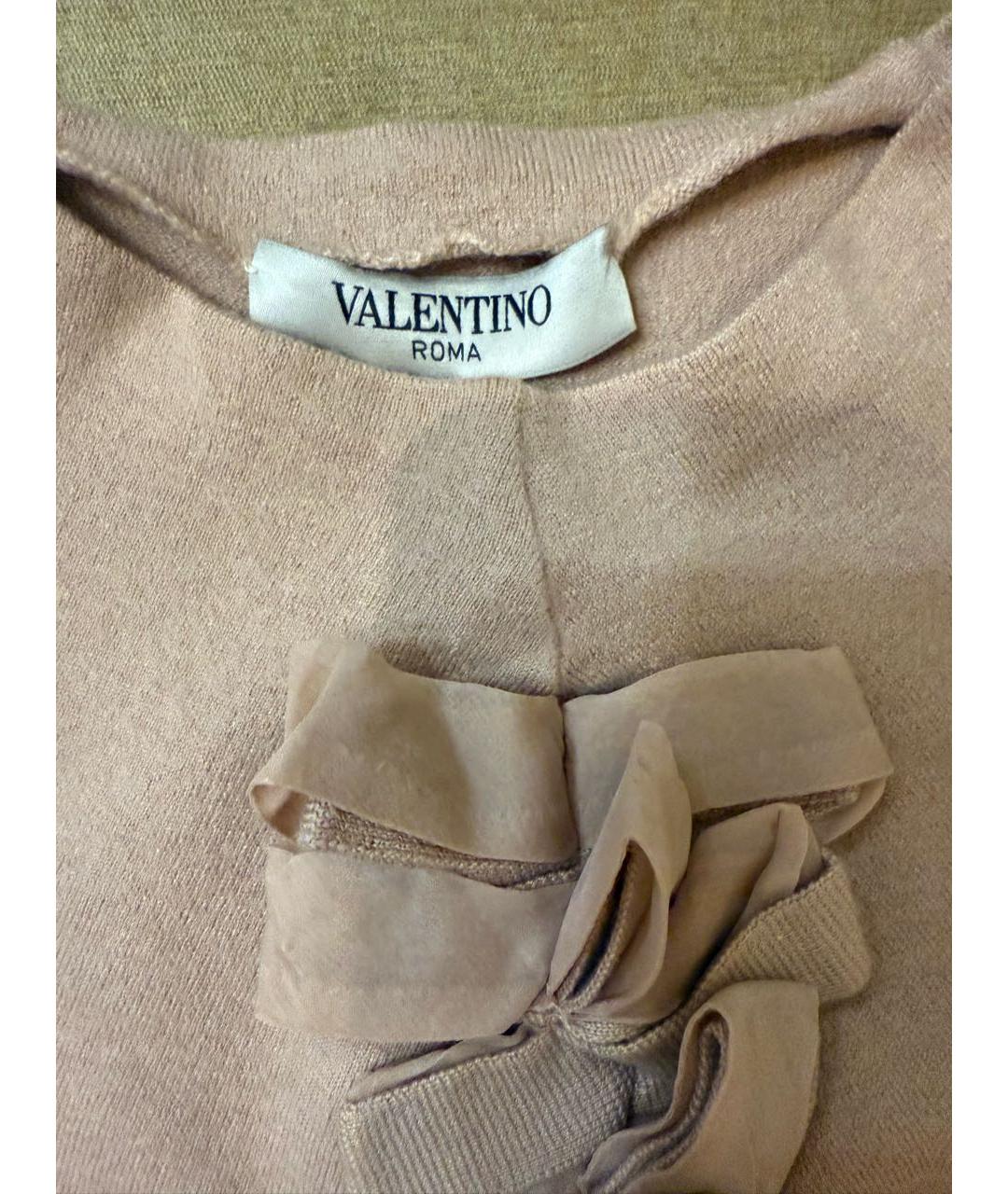 VALENTINO Розовый шерстяной джемпер / свитер, фото 2