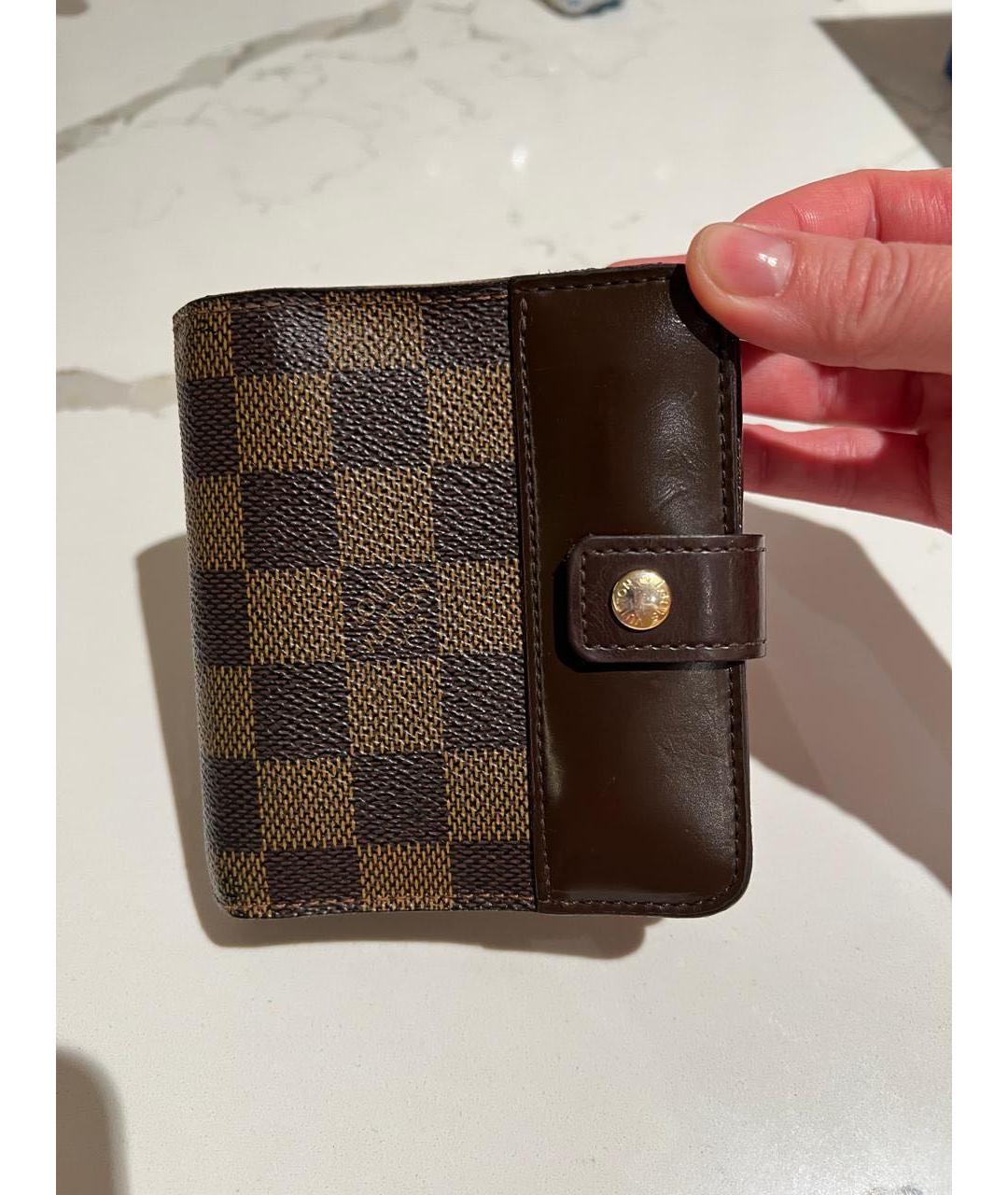 LOUIS VUITTON Коричневый кошелек, фото 8