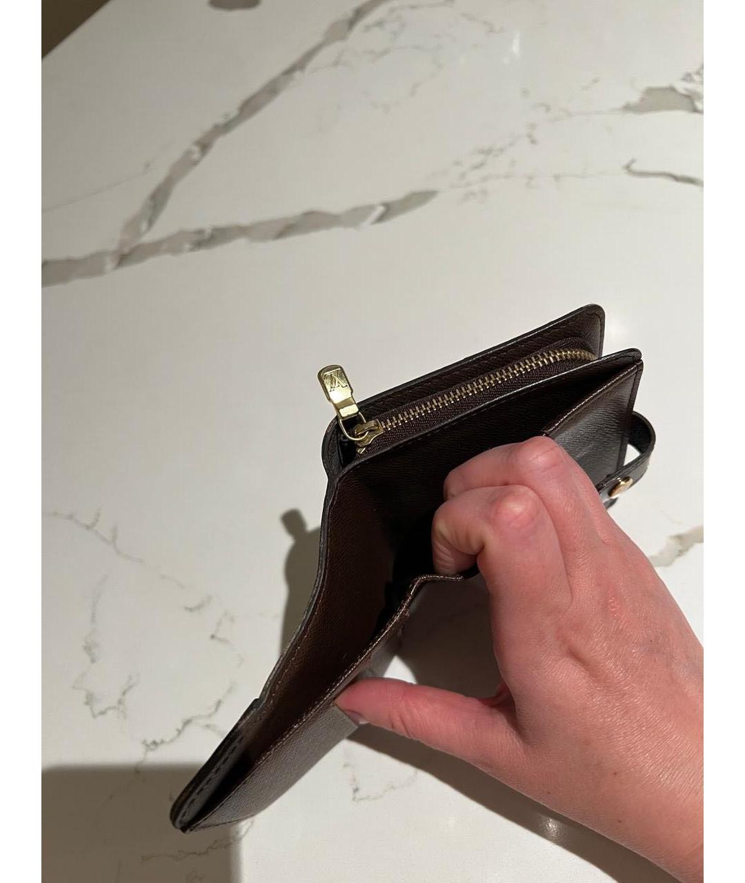 LOUIS VUITTON Коричневый кошелек, фото 7