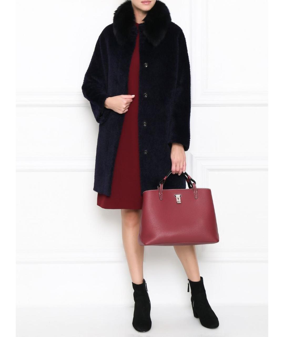 MAX MARA STUDIO Черное пальто, фото 7