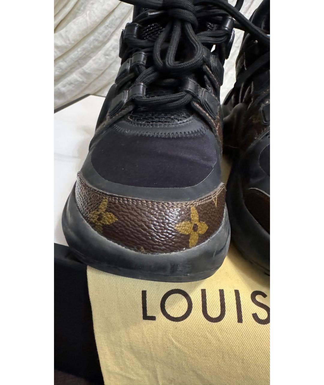 LOUIS VUITTON Коричневые кроссовки, фото 8