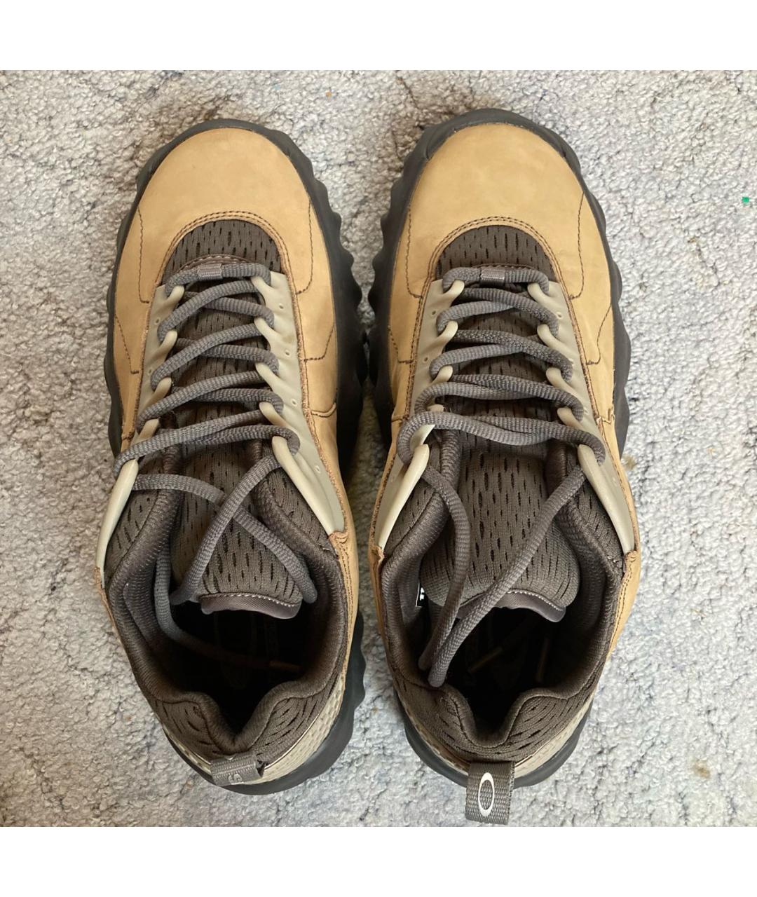 OAKLEY Коричневые замшевые низкие кроссовки / кеды, фото 3