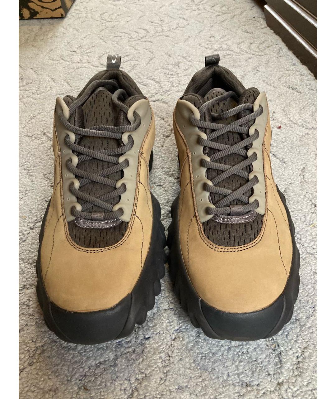 OAKLEY Коричневые замшевые низкие кроссовки / кеды, фото 2