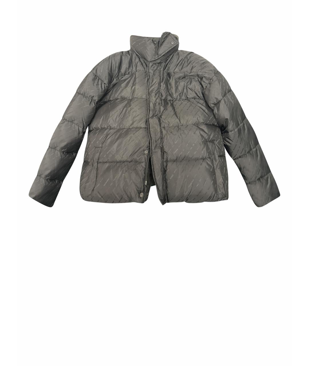 BALENCIAGA Черный пуховик, фото 1