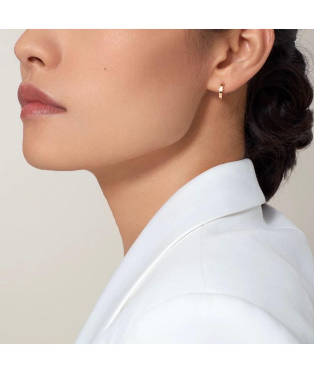 CARTIER Золотые серьги из желтого золота, фото 4