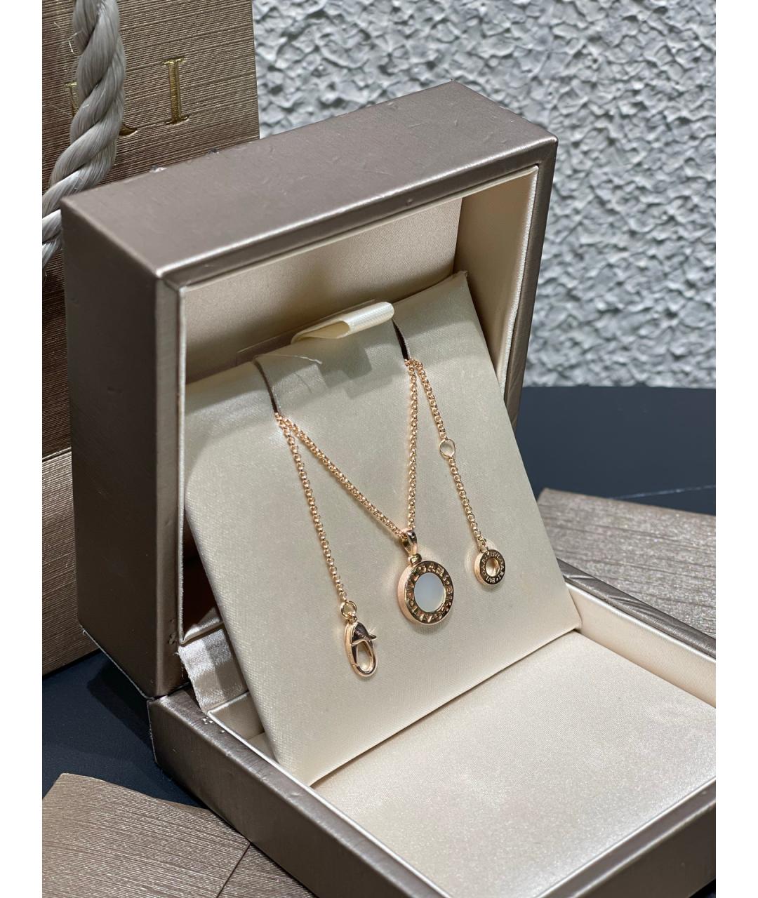 BVLGARI Золотая подвеска из розового золота, фото 6