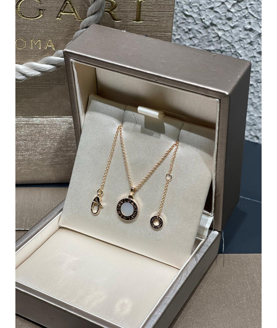 BVLGARI Золотая подвеска из розового золота, фото 9