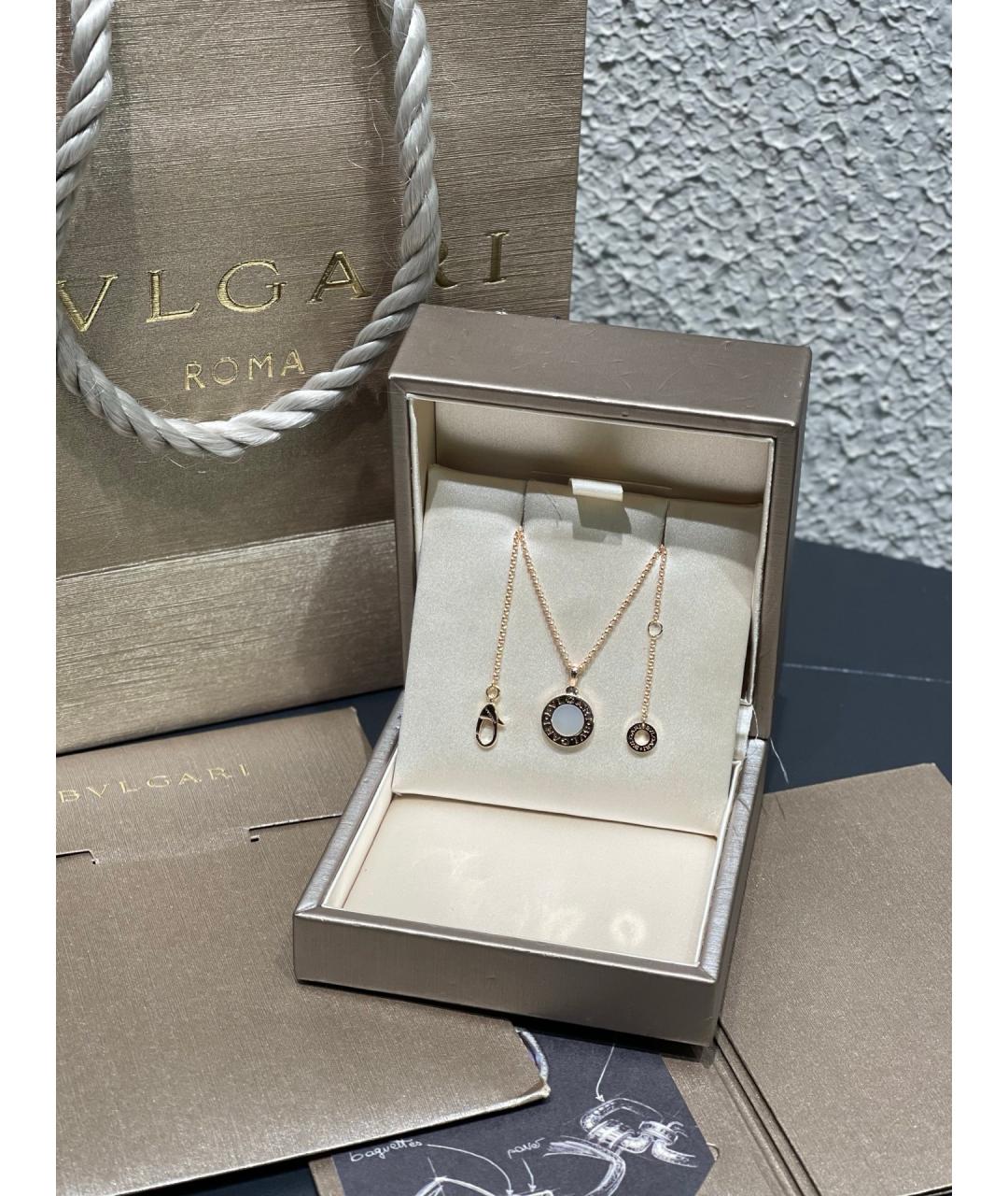 BVLGARI Золотая подвеска из розового золота, фото 3