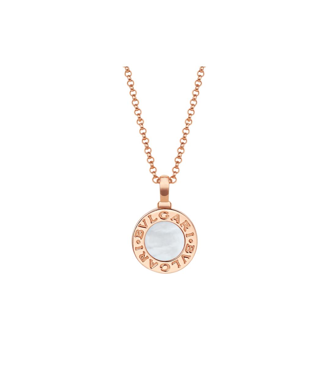 BVLGARI Золотая подвеска из розового золота, фото 1