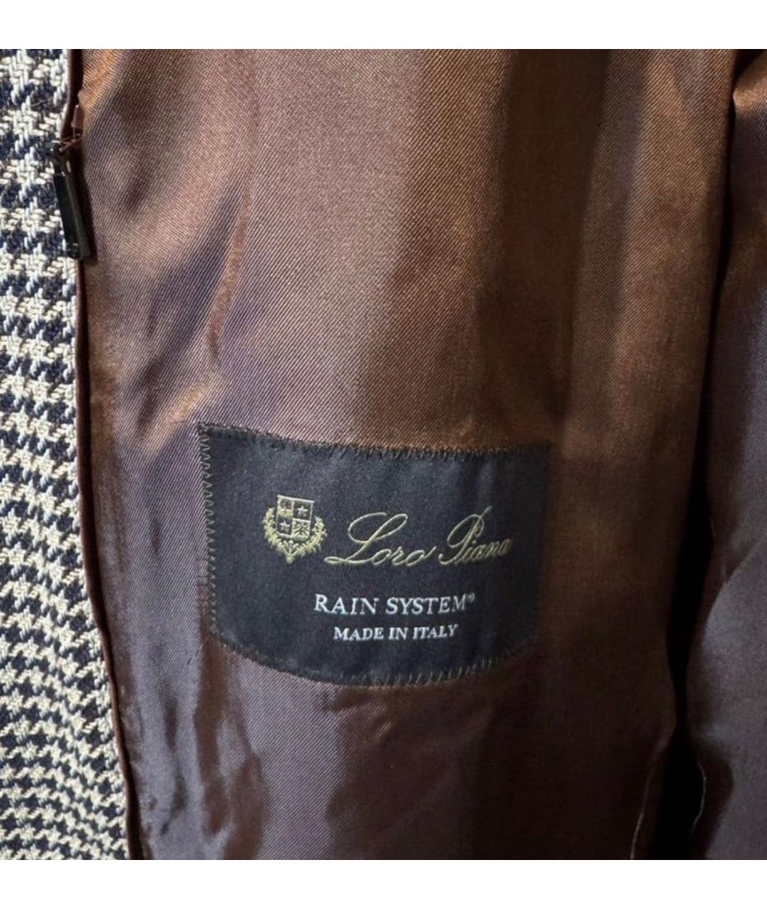 LORO PIANA Бежевое шелковое пальто, фото 4