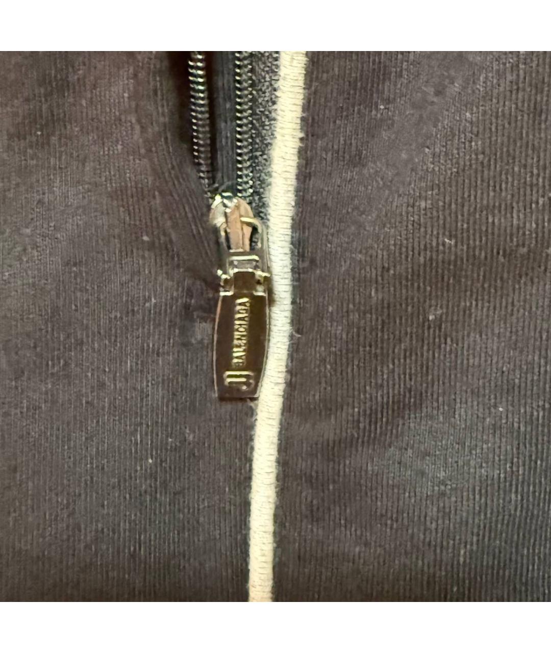BALENCIAGA Черный хлопковый спортивный костюм, фото 4