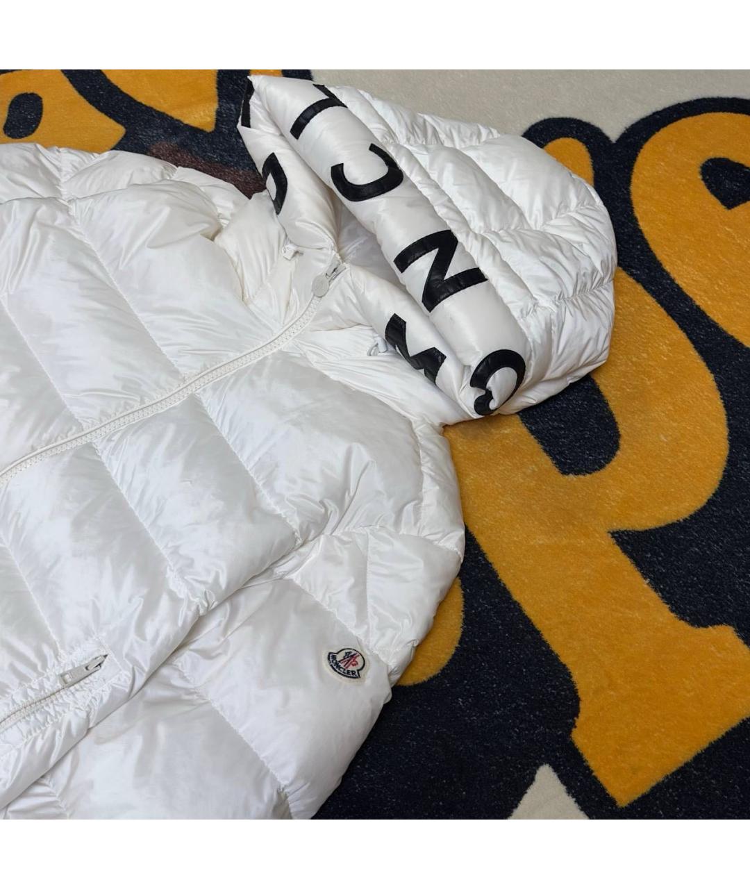 MONCLER Белый пуховик, фото 4