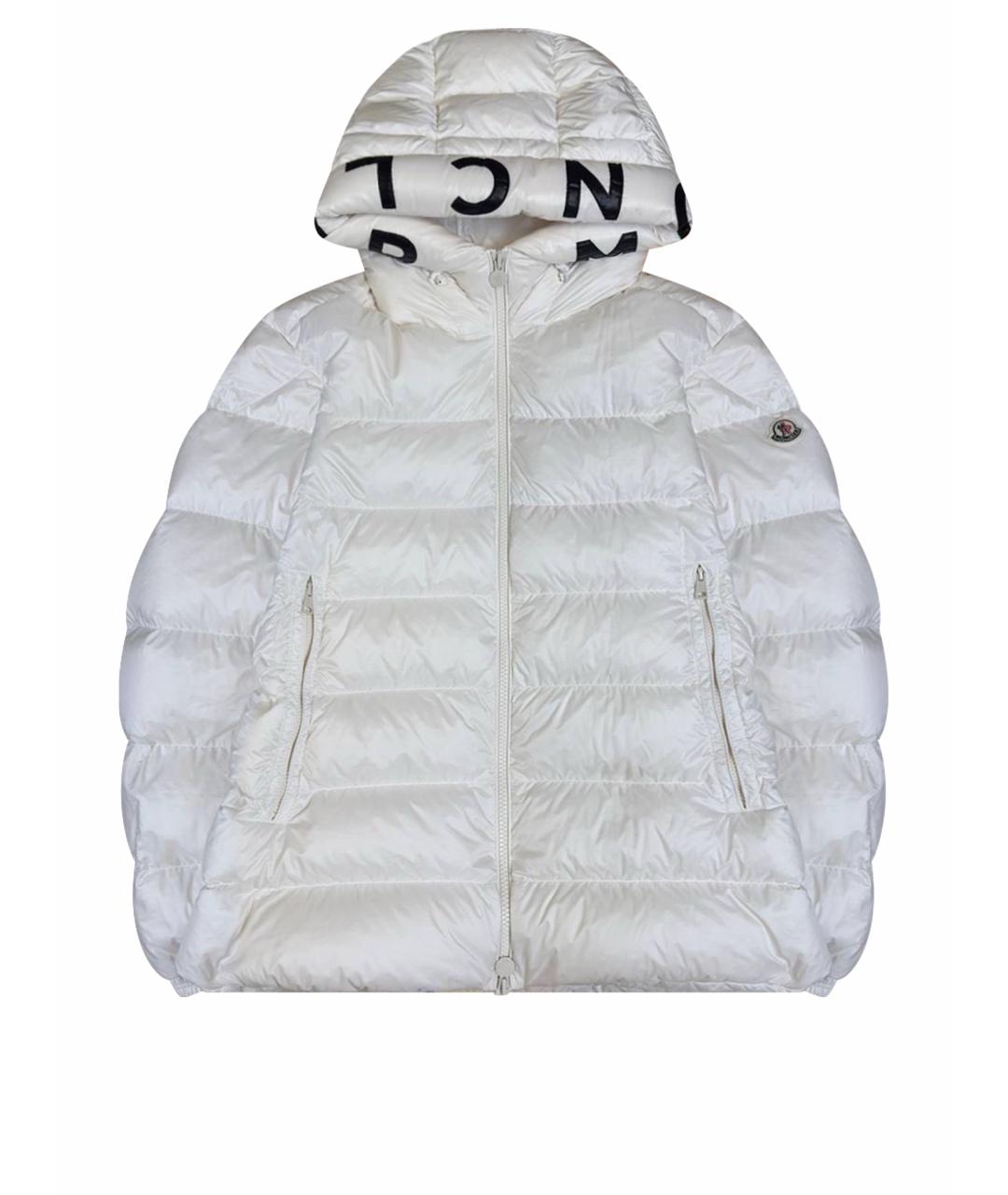 MONCLER Белый пуховик, фото 1