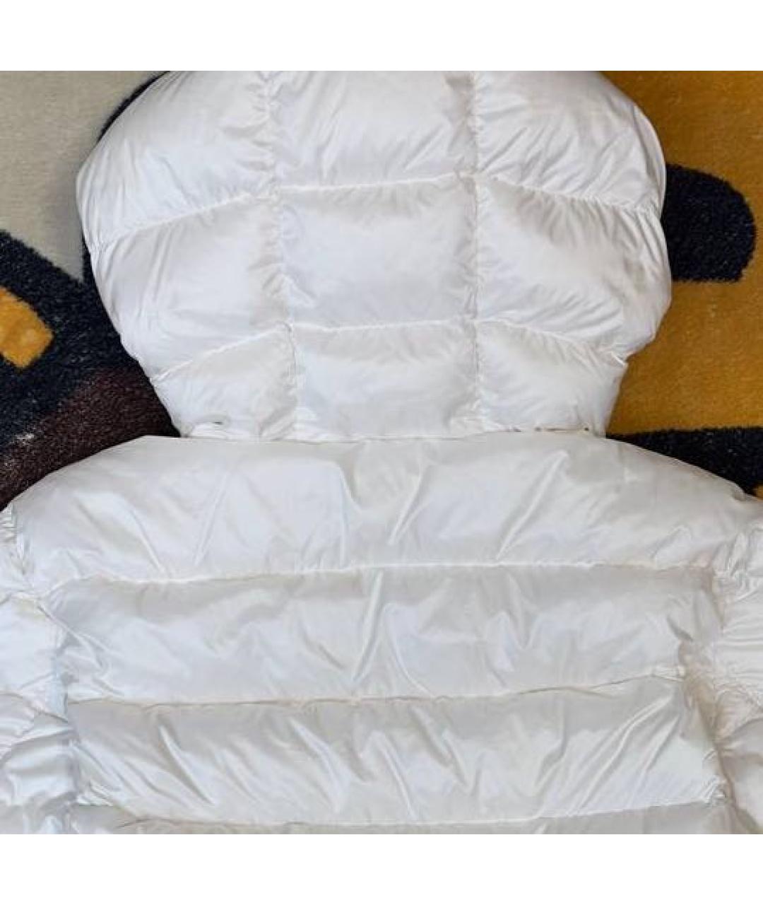 MONCLER Белый пуховик, фото 3
