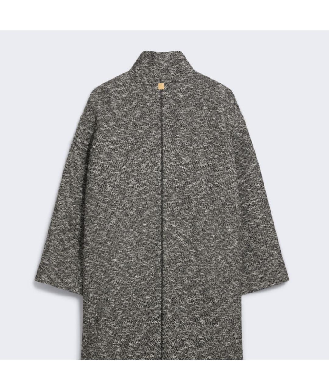SCHIAPARELLI Серое хлопковое пальто, фото 4