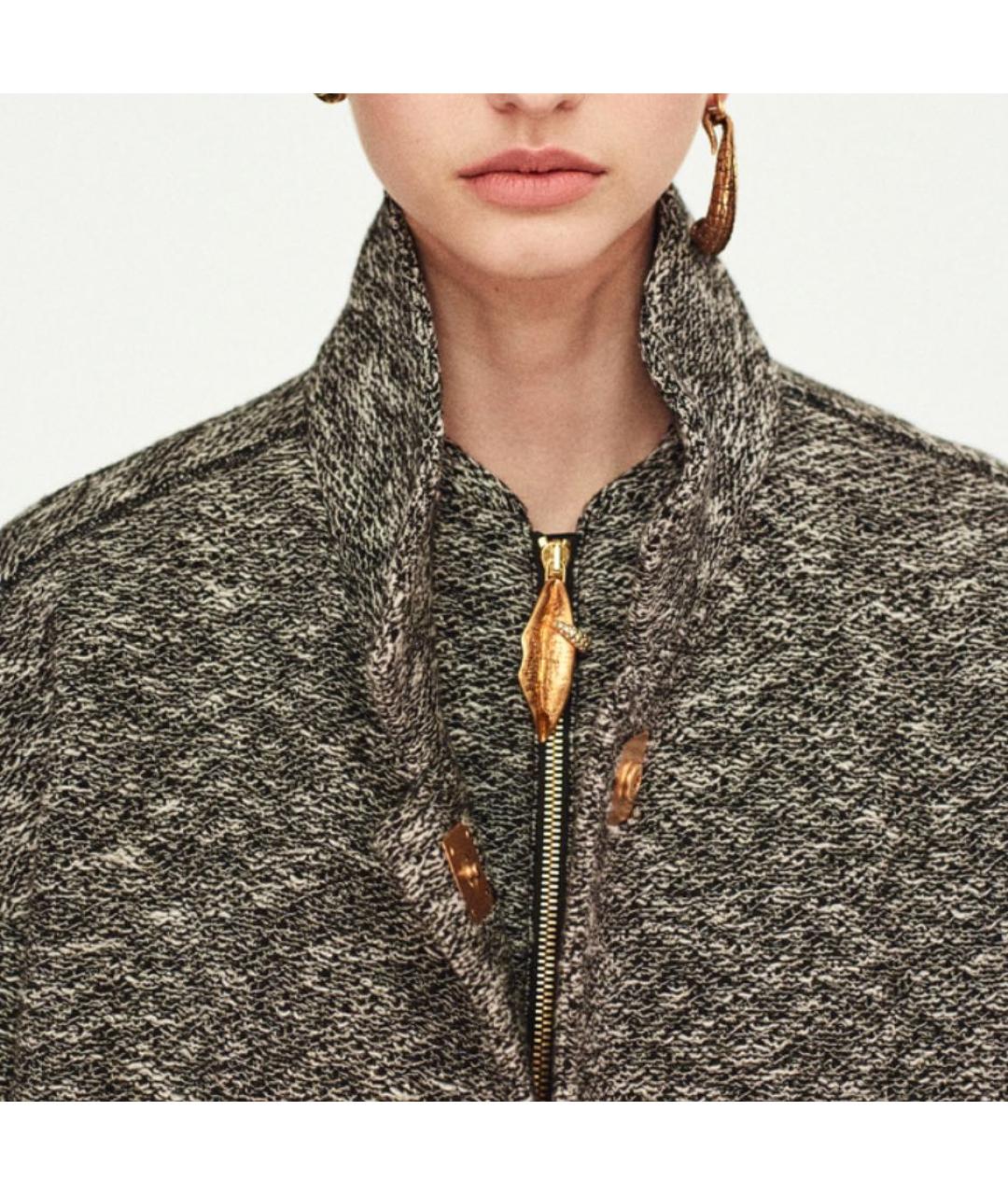 SCHIAPARELLI Серое хлопковое пальто, фото 3