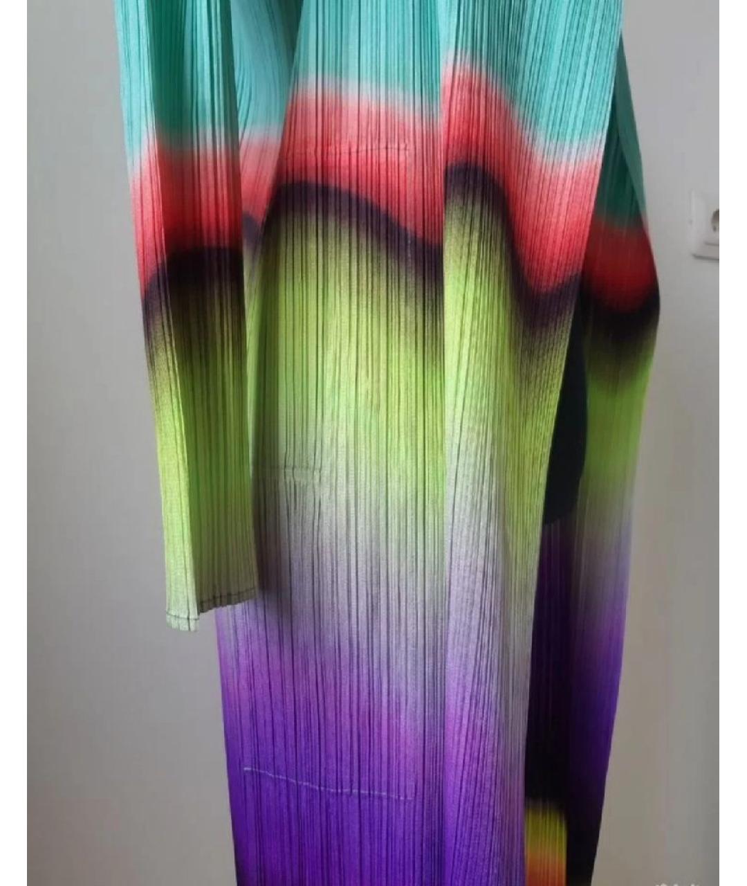 ISSEY MIYAKE Мульти полиэстеровый кардиган, фото 4