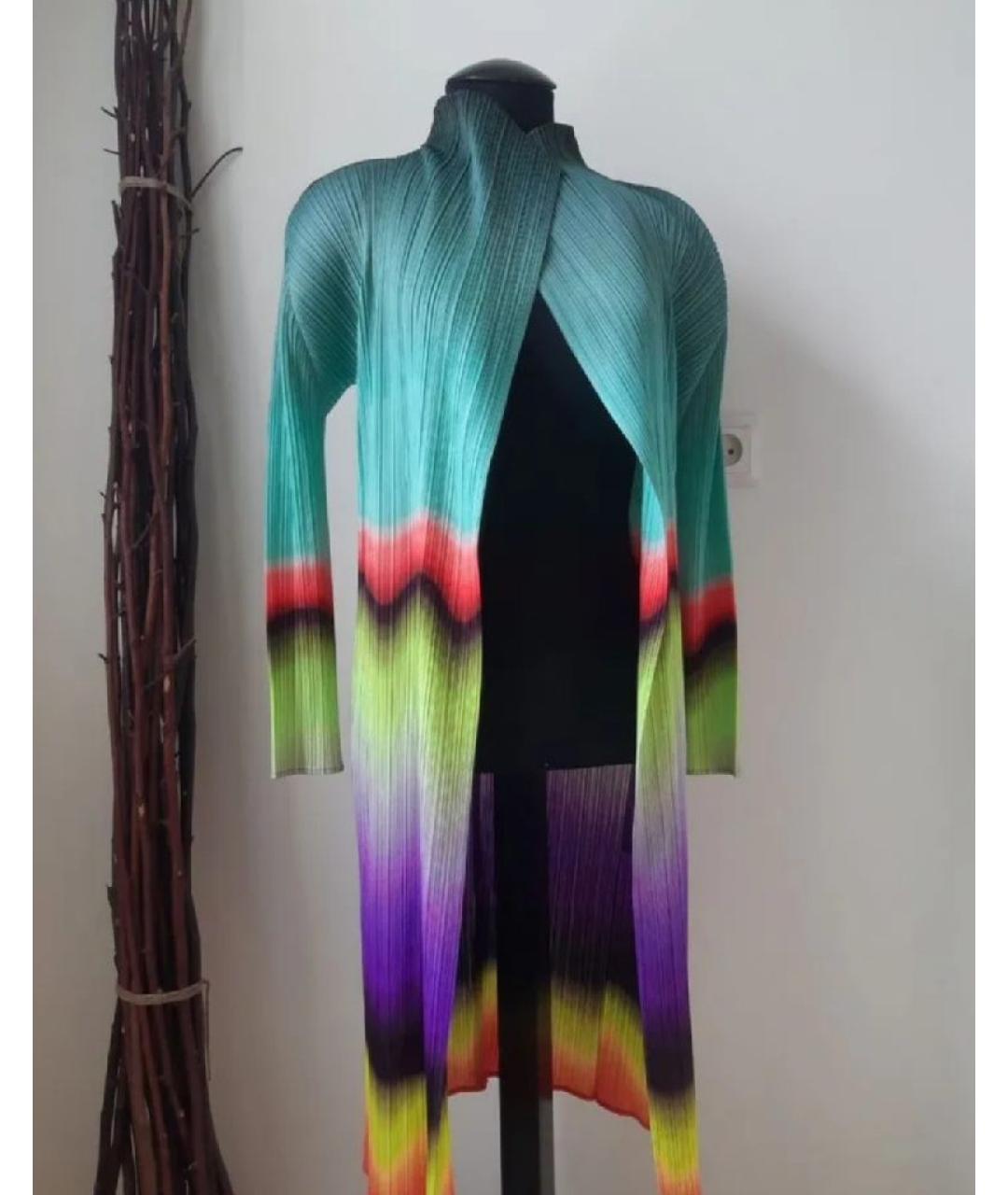 ISSEY MIYAKE Мульти полиэстеровый кардиган, фото 6