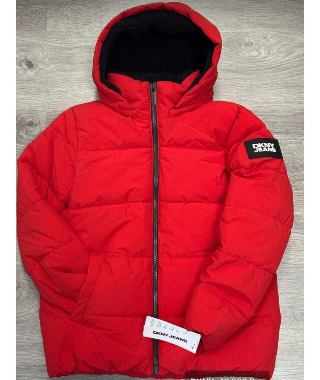 DKNY Красная куртка, фото 7