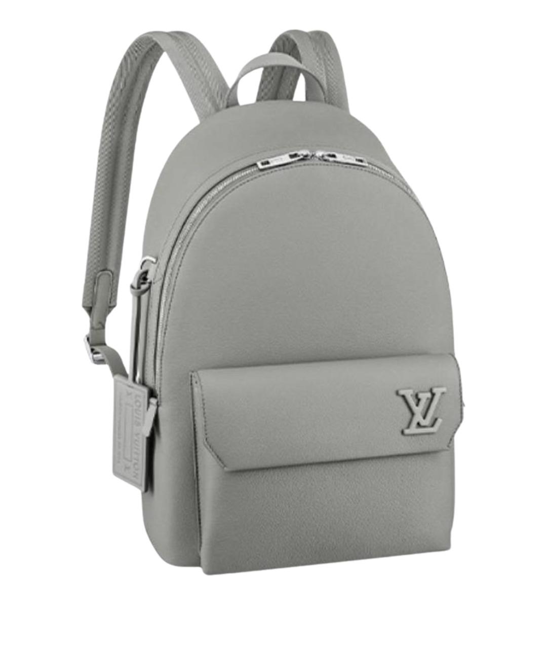 LOUIS VUITTON Серый кожаный портфель, фото 1