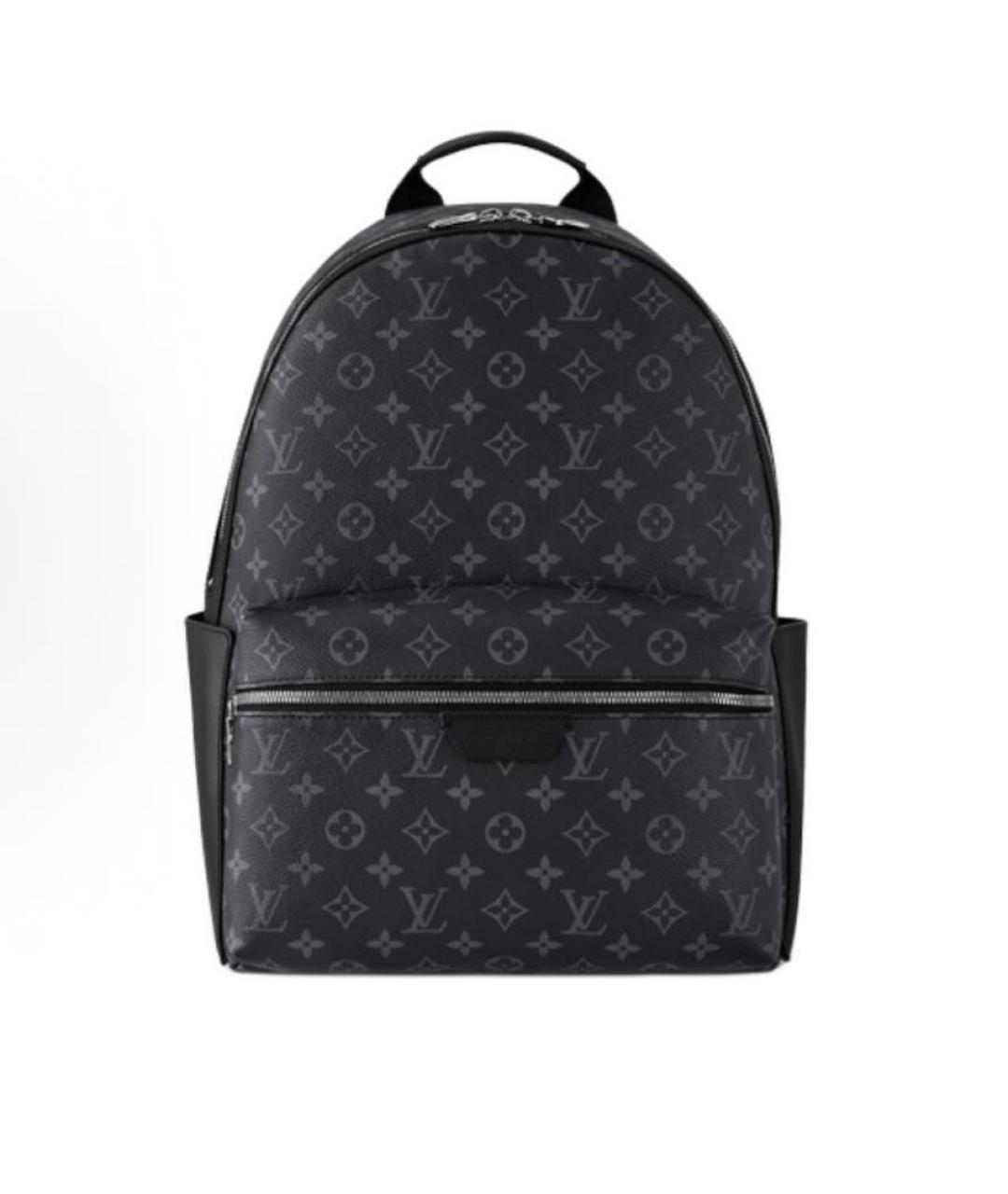 LOUIS VUITTON Черный кожаный портфель, фото 9