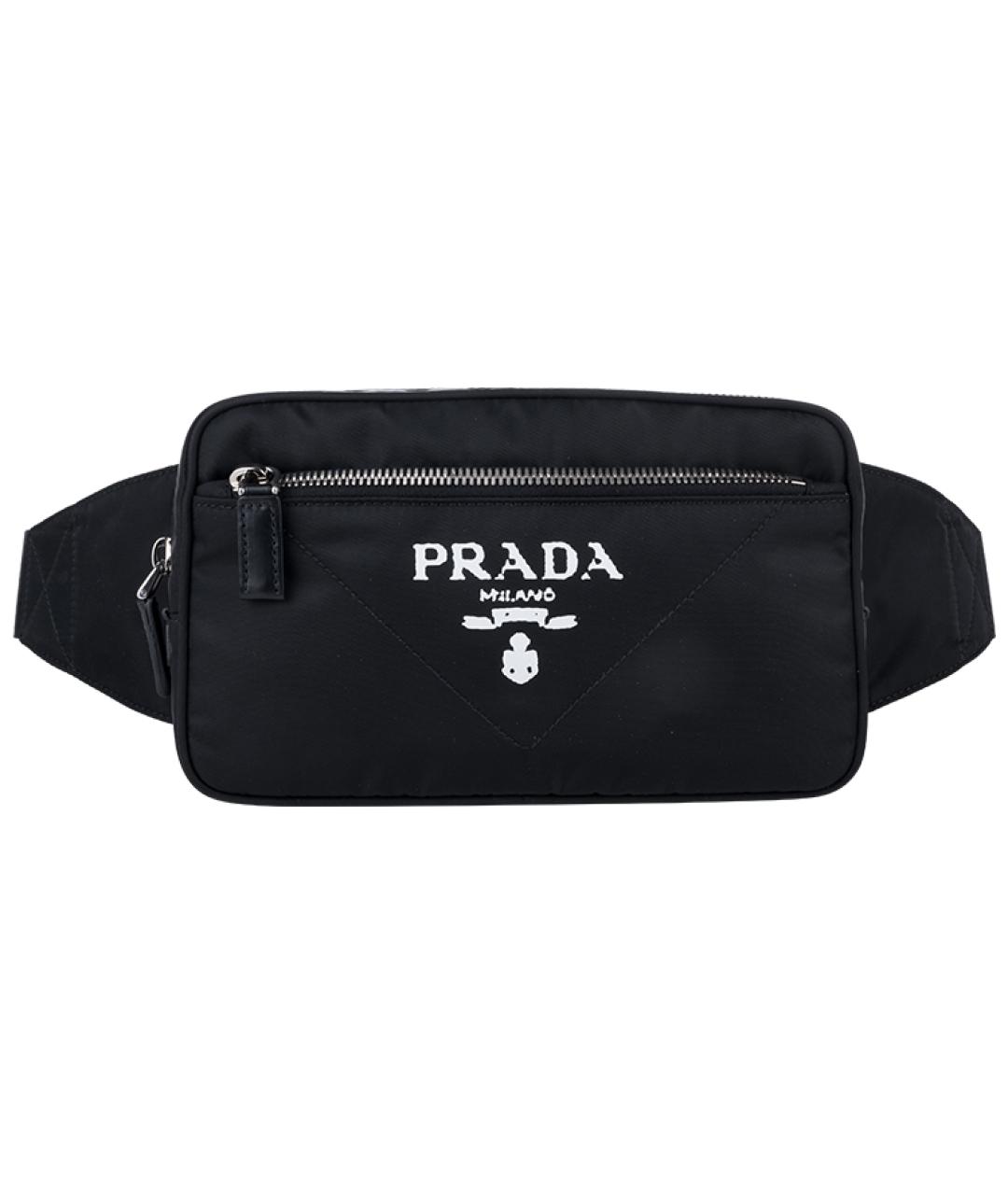 PRADA Черная поясная сумка, фото 1