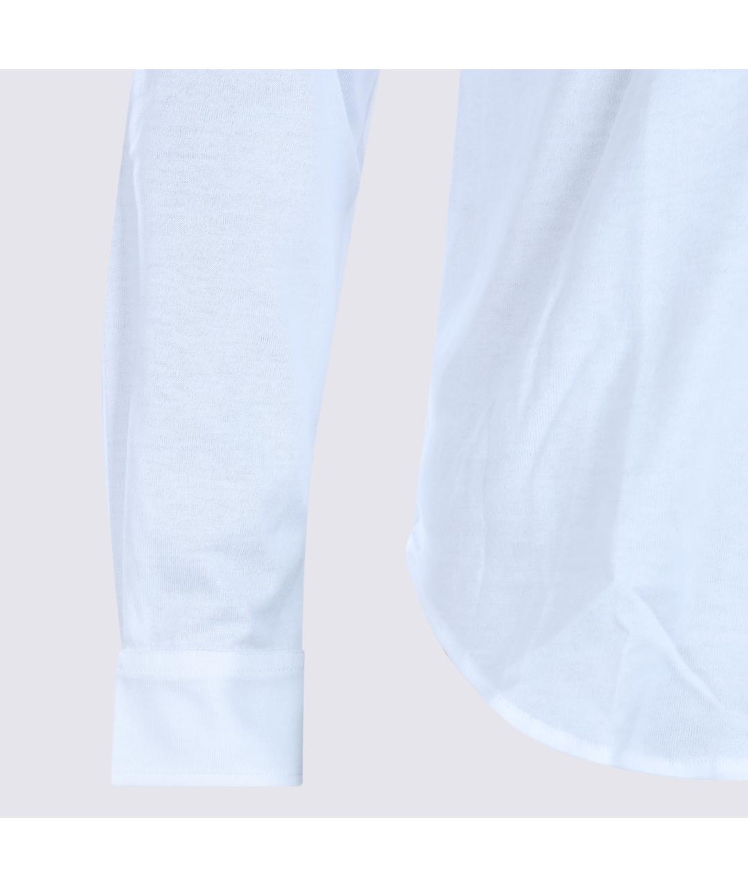 ELEVENTY Белая хлопковая классическая рубашка, фото 4