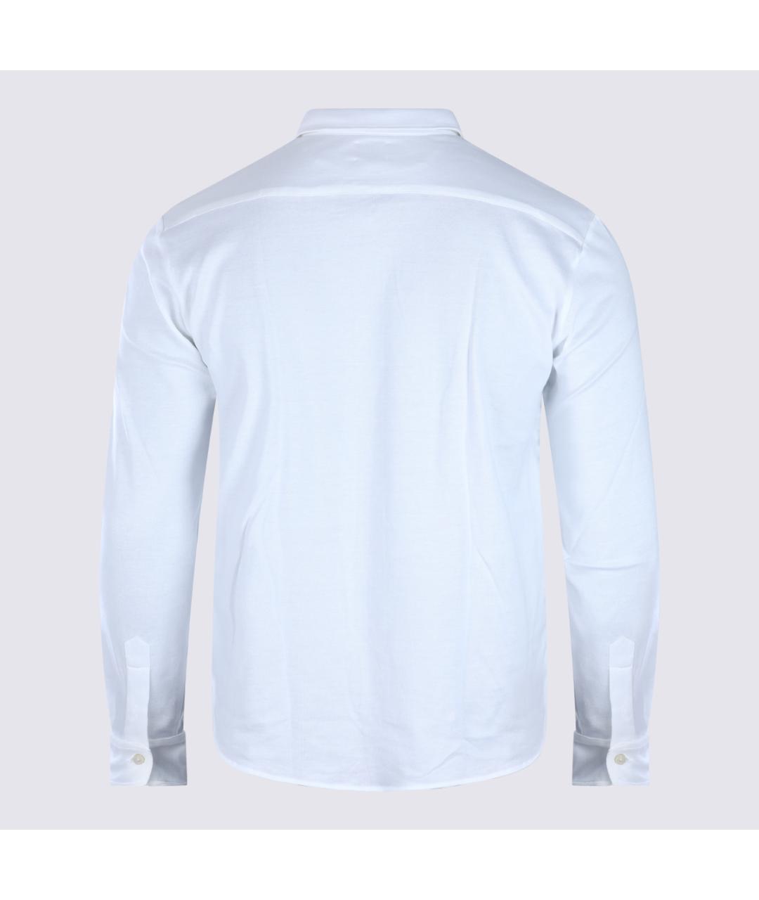 ELEVENTY Белая хлопковая классическая рубашка, фото 2