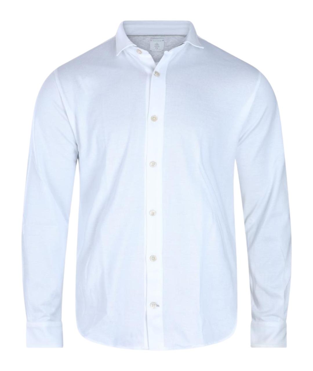 ELEVENTY Белая хлопковая классическая рубашка, фото 1