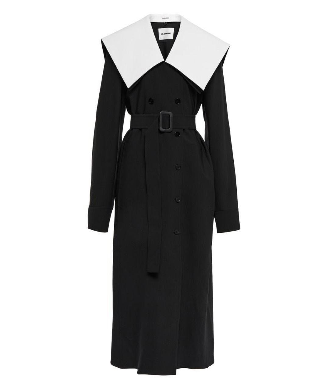 JIL SANDER Черное пальто, фото 3