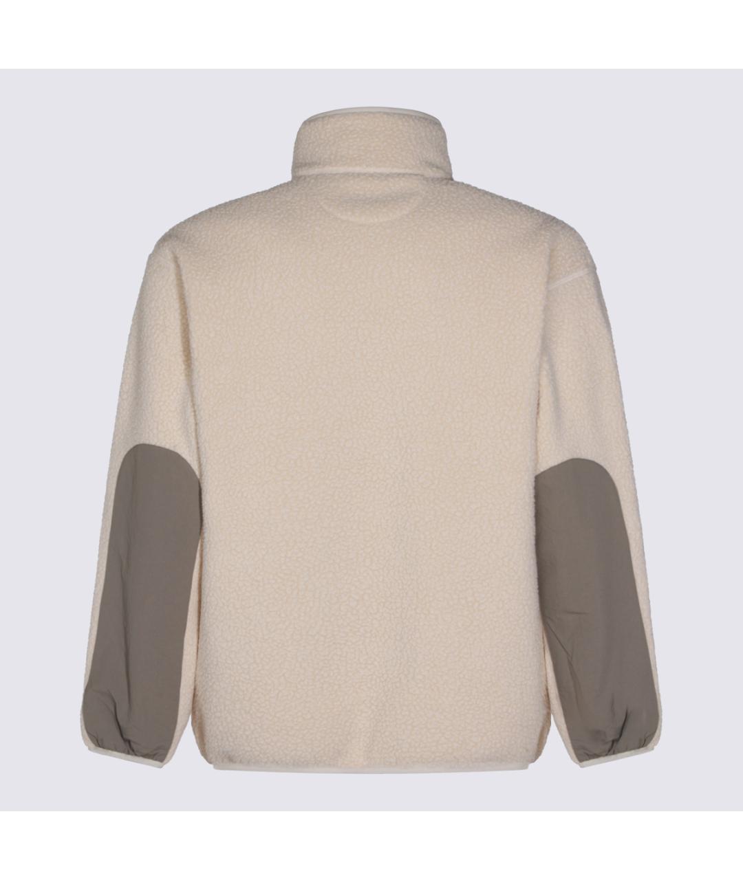 MAISON KITSUNE Бежевая полиэстеровая куртка, фото 2