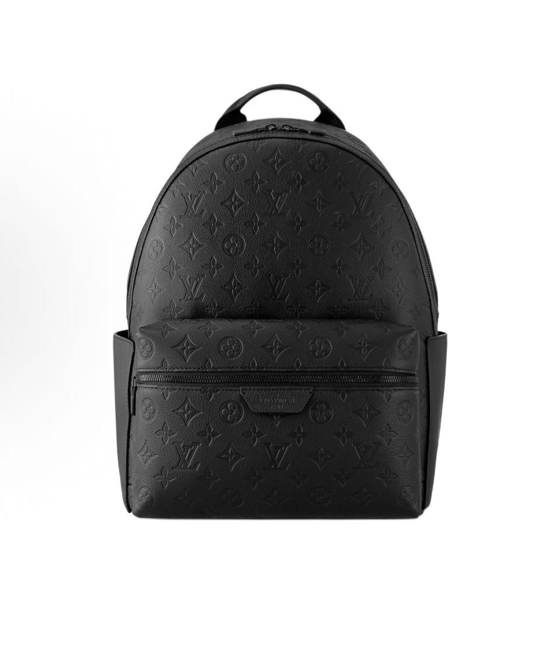 LOUIS VUITTON Черный кожаный рюкзак, фото 5