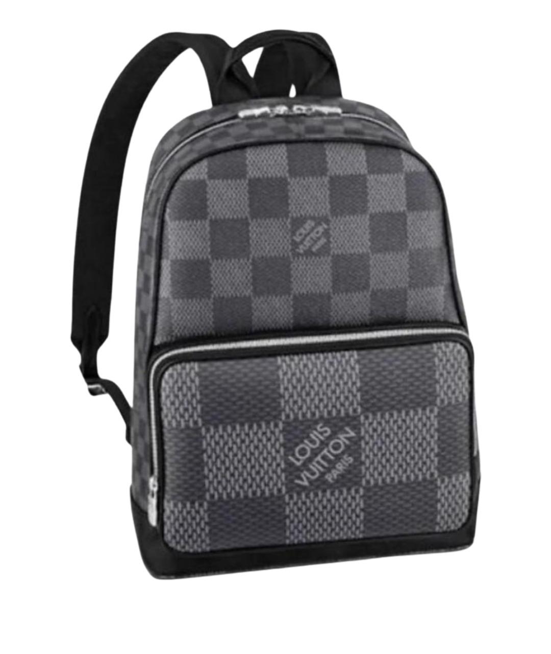 LOUIS VUITTON Серый кожаный рюкзак, фото 1