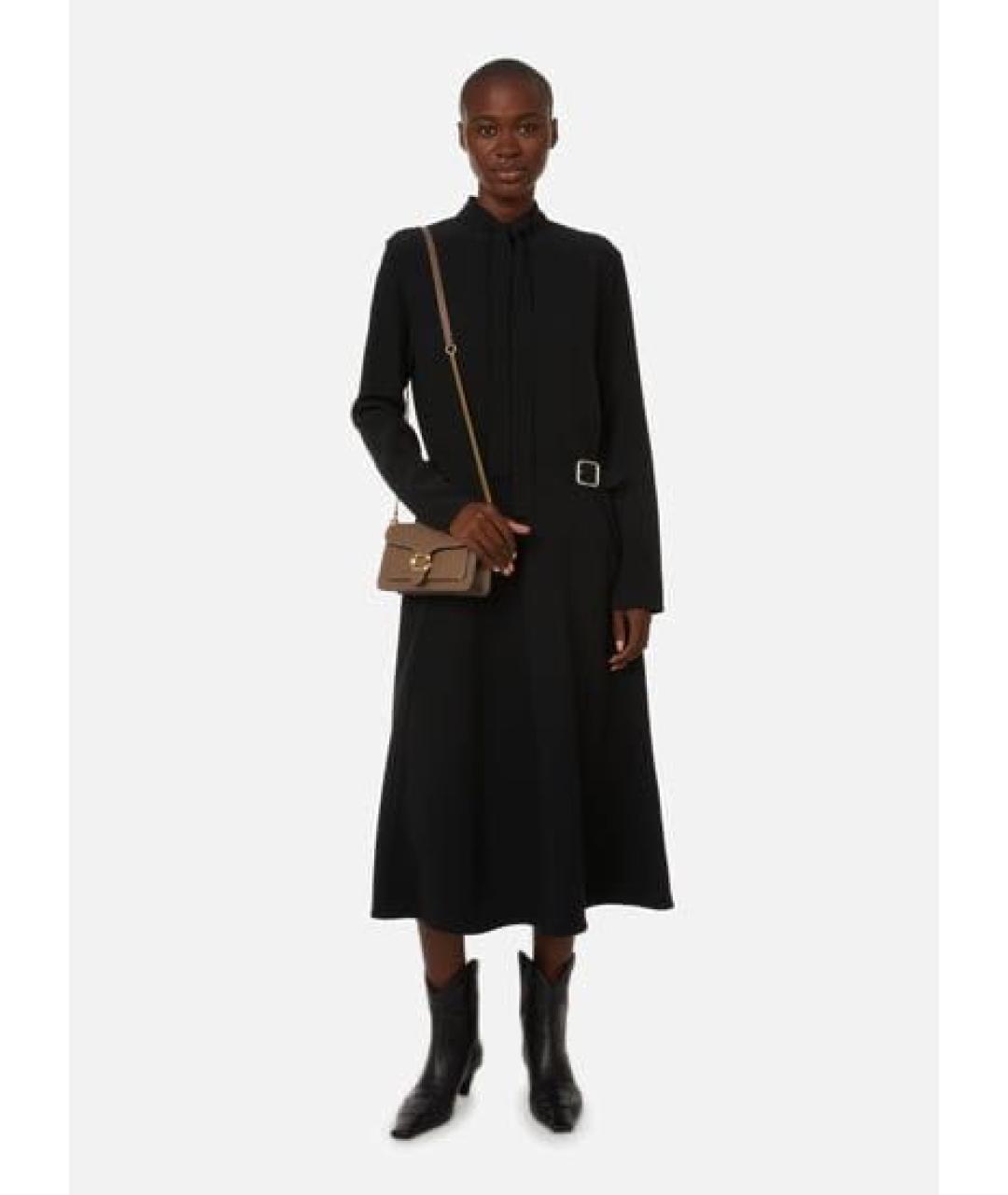JIL SANDER Черное вечернее платье, фото 3