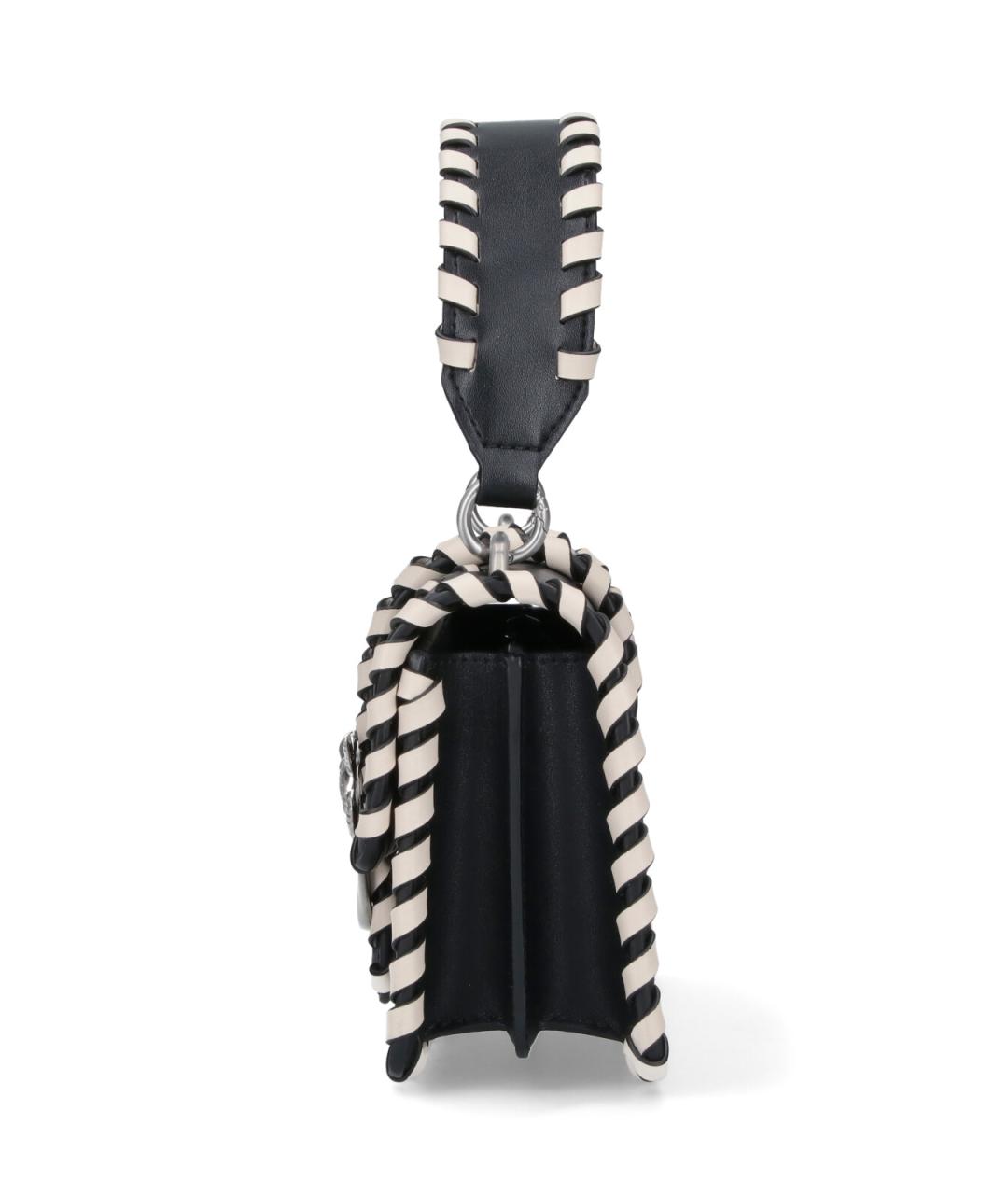 PINKO Черная кожаная сумка тоут, фото 5