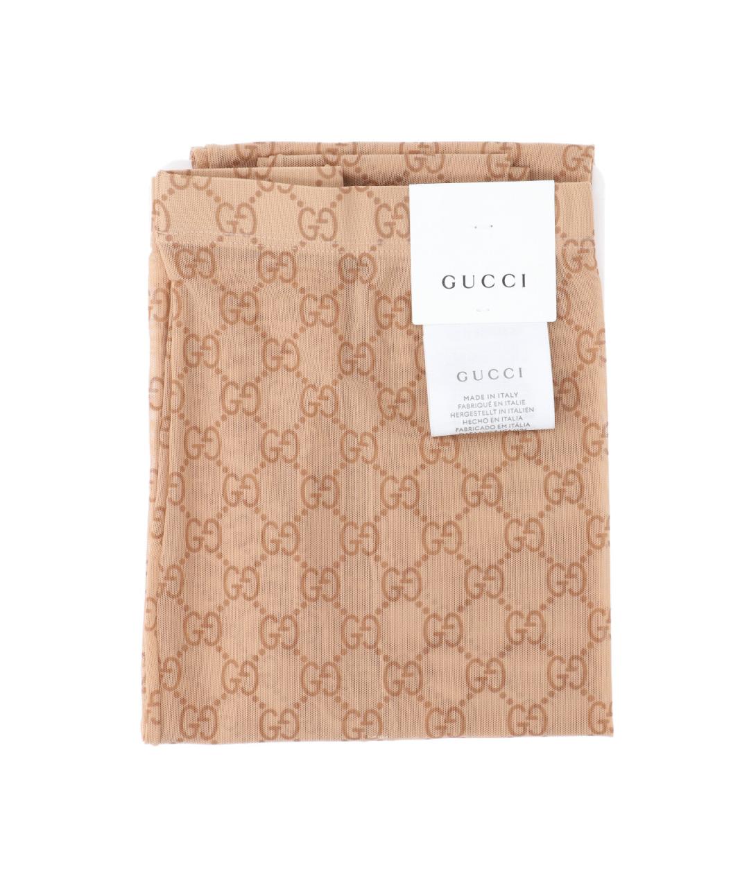 GUCCI Бежевые носки, чулки и колготы, фото 3