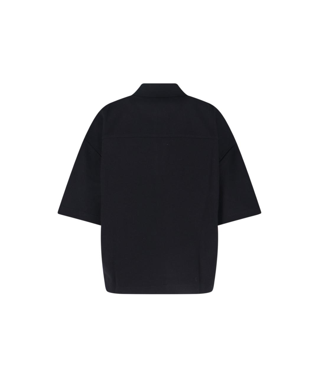 SAINT LAURENT Черная хлопковая футболка, фото 2