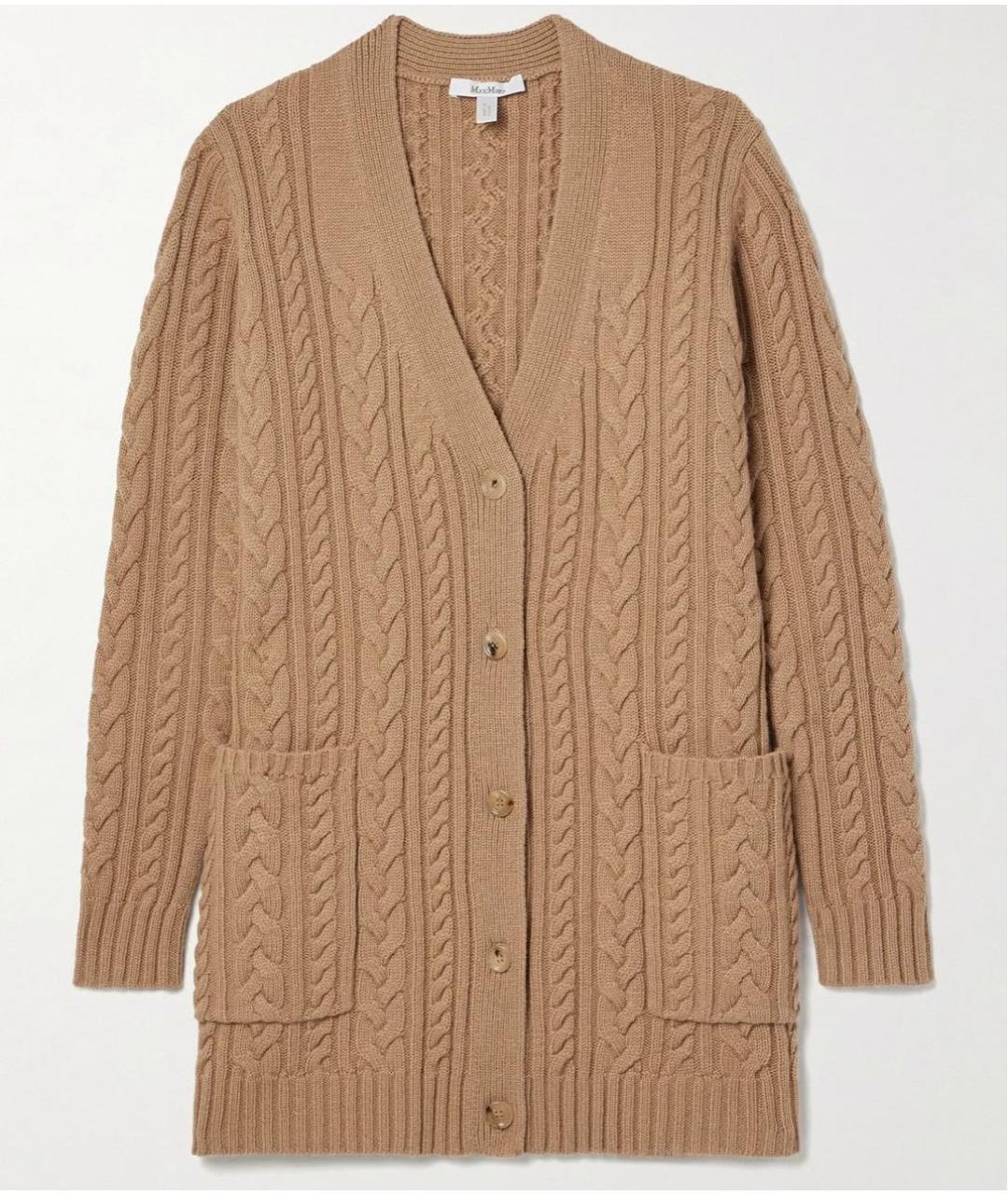 MAX MARA Бежевый кардиган, фото 4