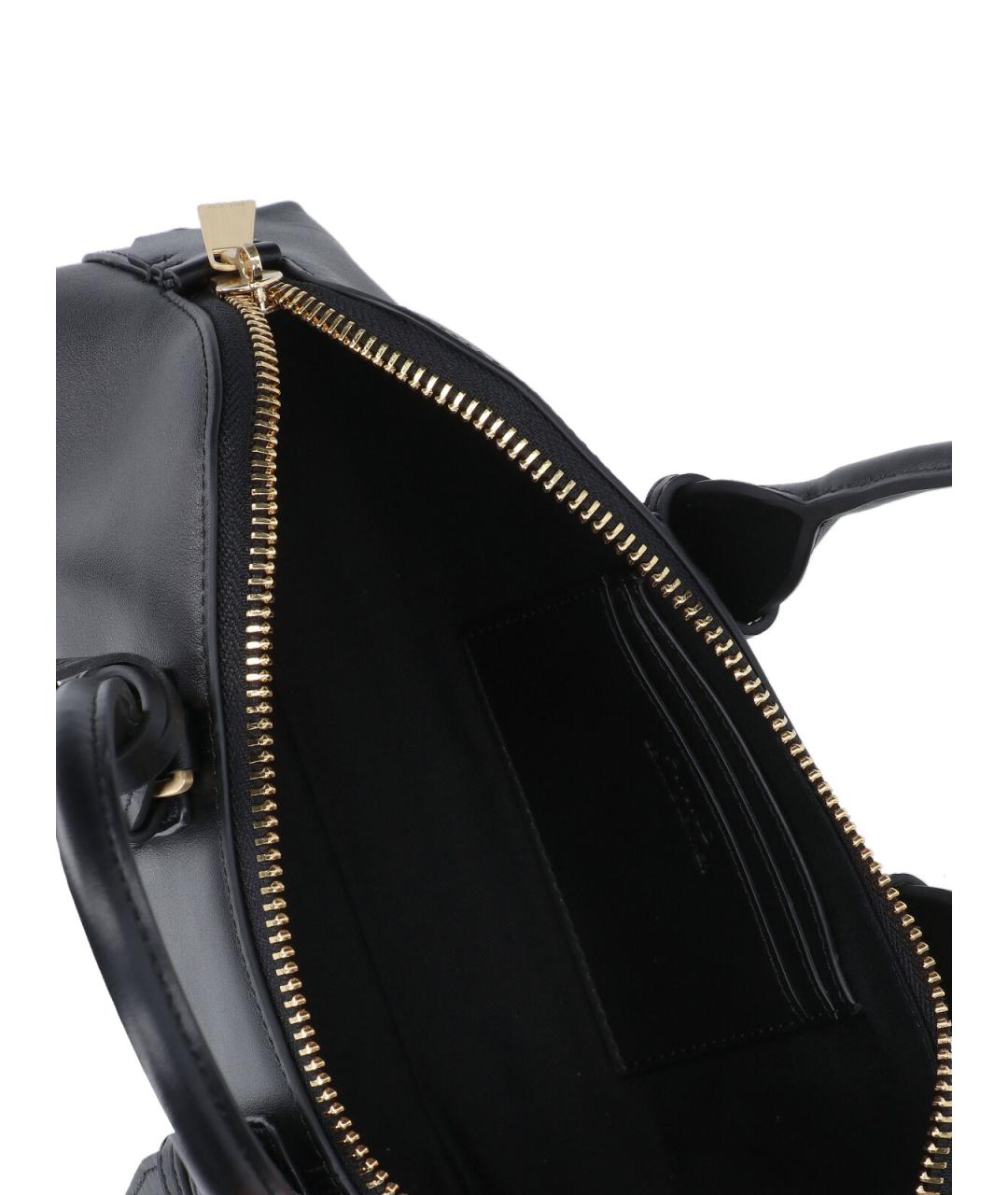 PINKO Черная кожаная сумка тоут, фото 4