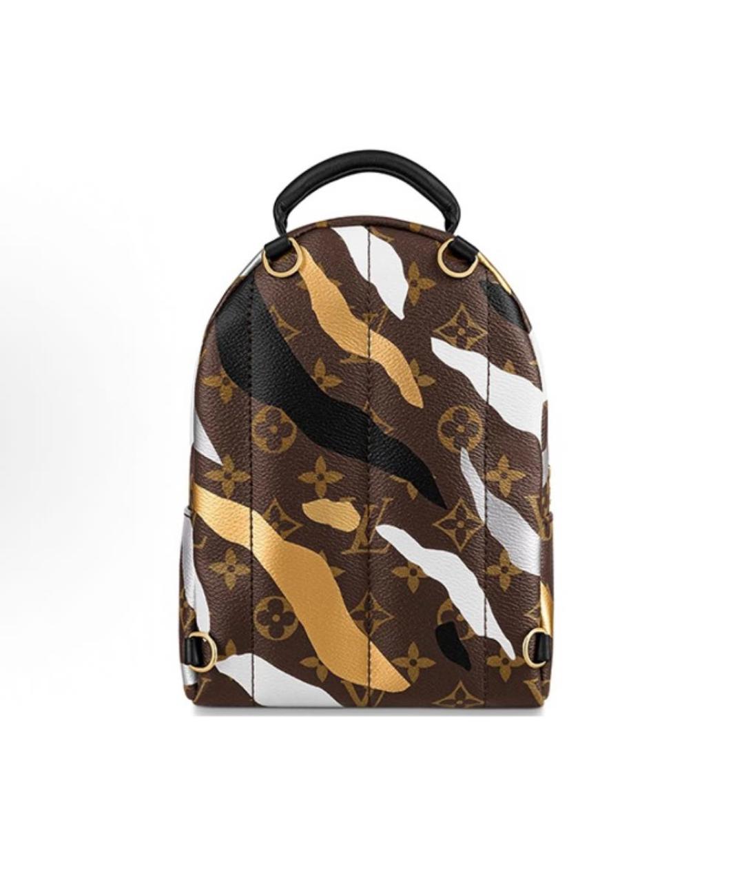 LOUIS VUITTON Коричневый кожаный рюкзак, фото 2