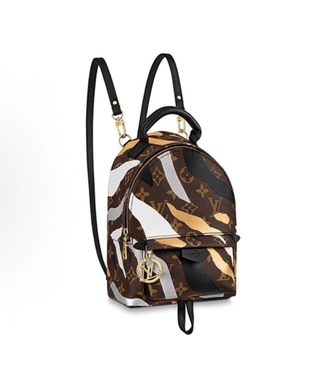 LOUIS VUITTON Коричневый кожаный рюкзак, фото 7