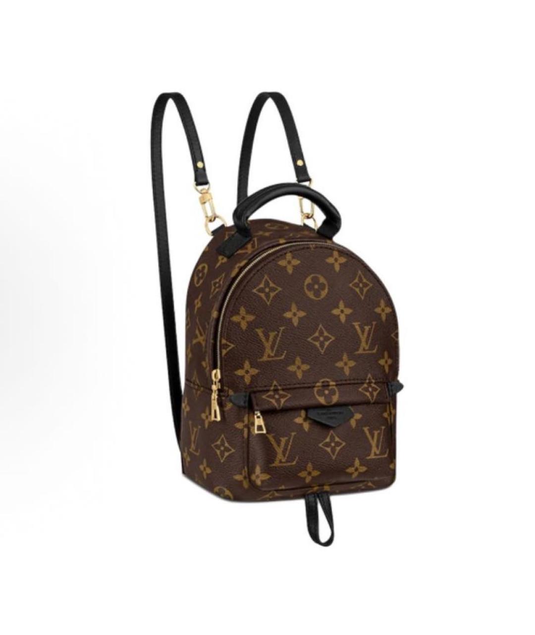 LOUIS VUITTON Коричневый кожаный рюкзак, фото 3