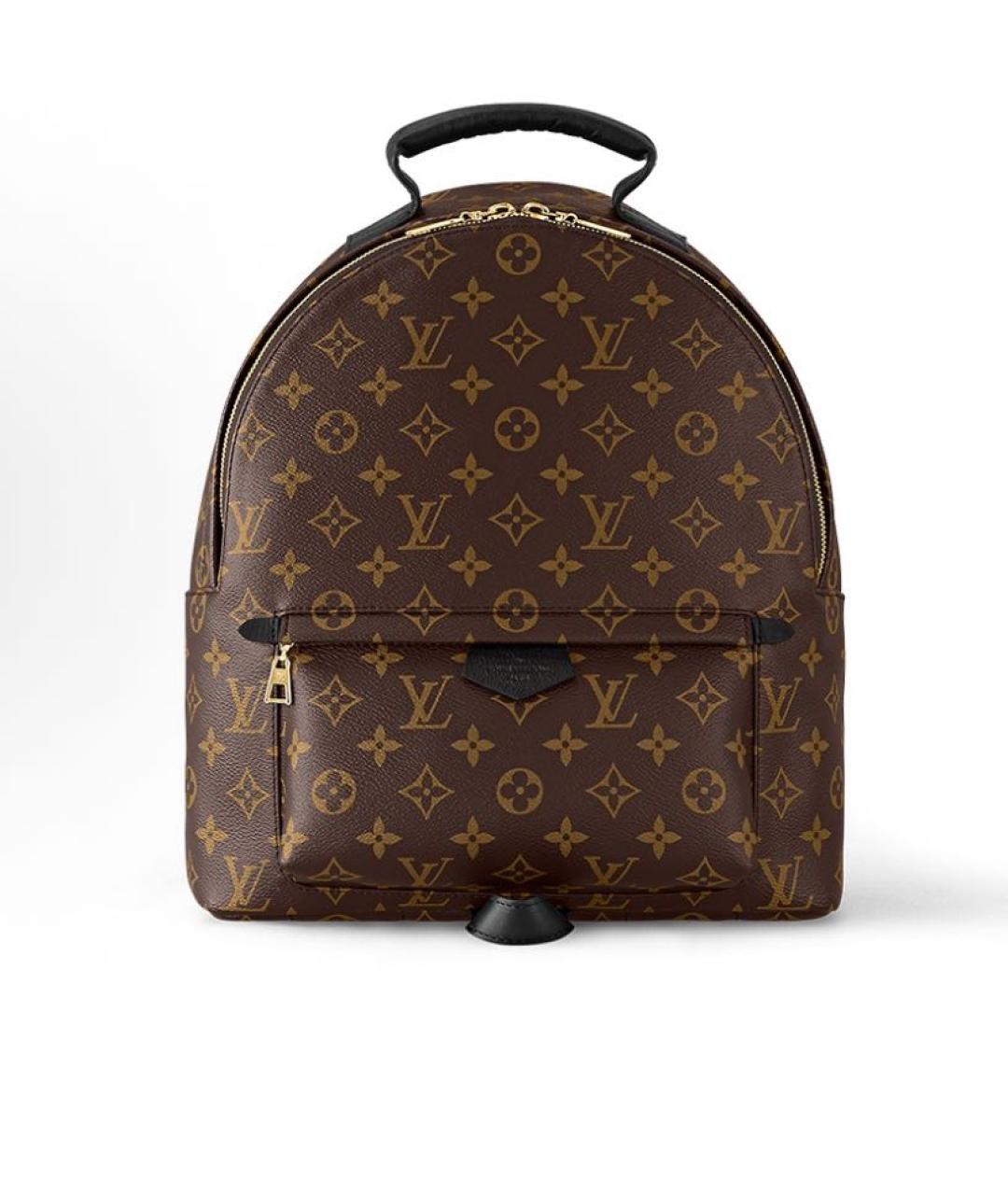 LOUIS VUITTON Коричневый кожаный рюкзак, фото 7