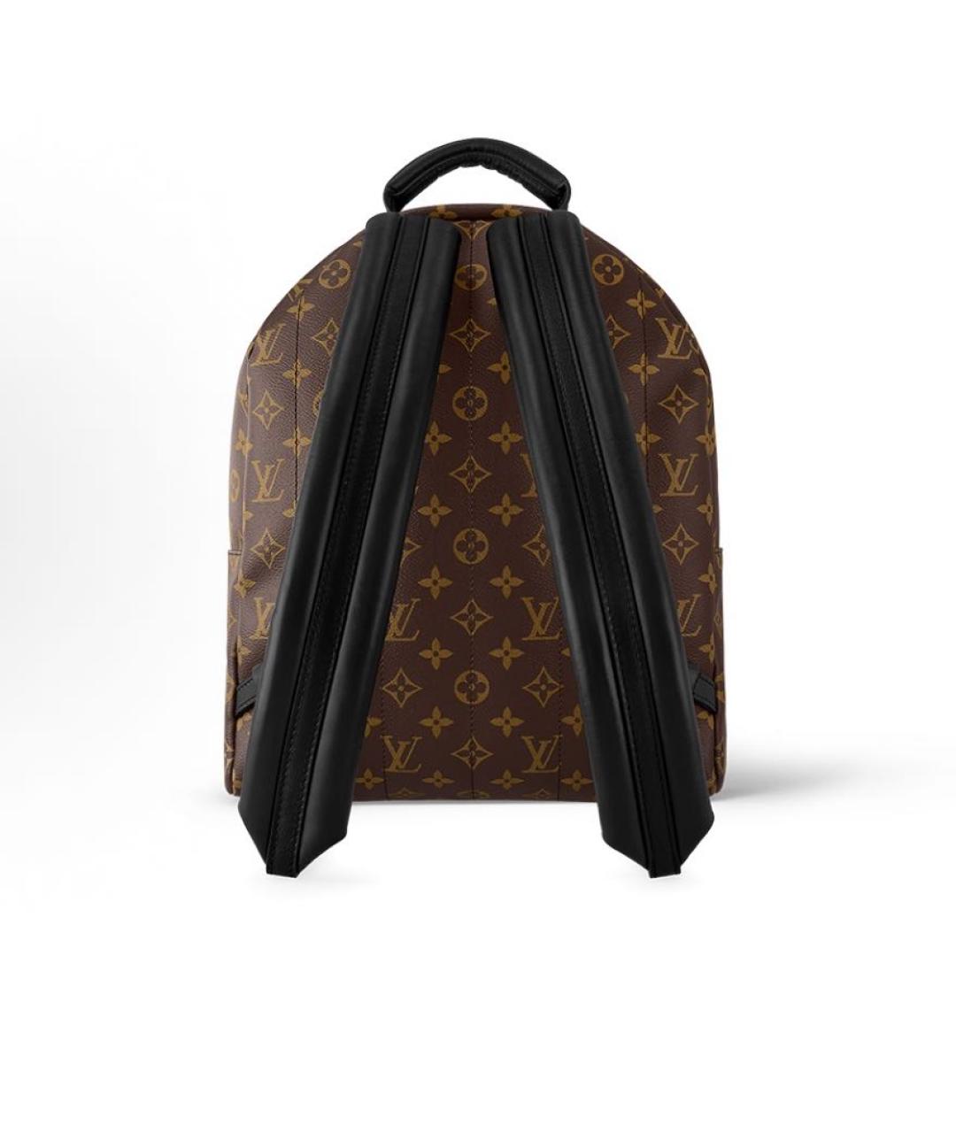 LOUIS VUITTON Коричневый кожаный рюкзак, фото 3