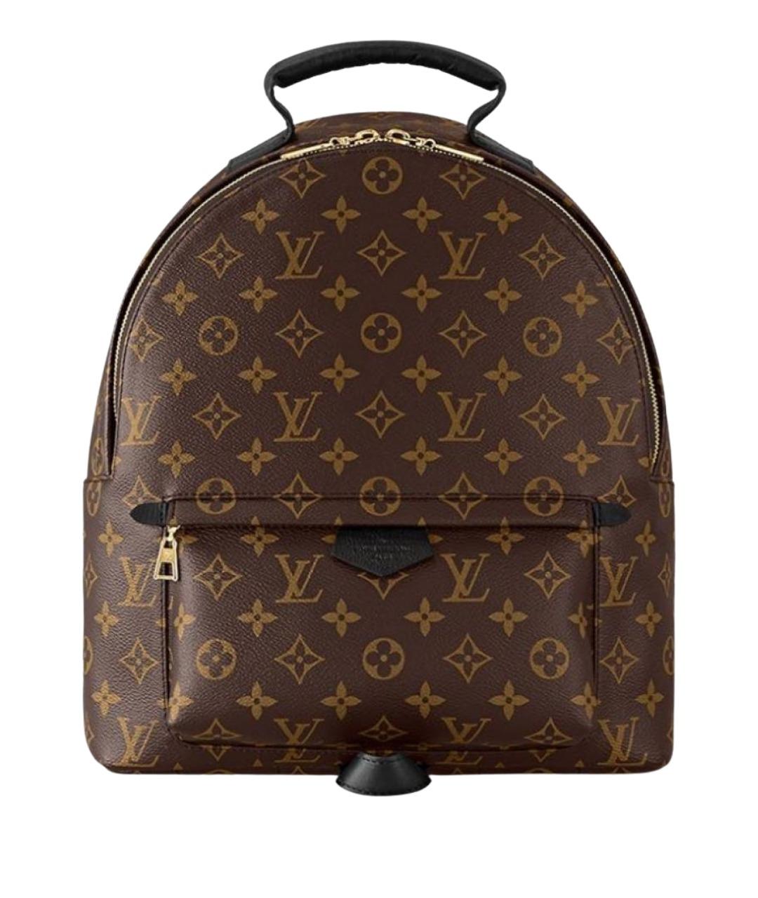 LOUIS VUITTON Коричневый кожаный рюкзак, фото 1