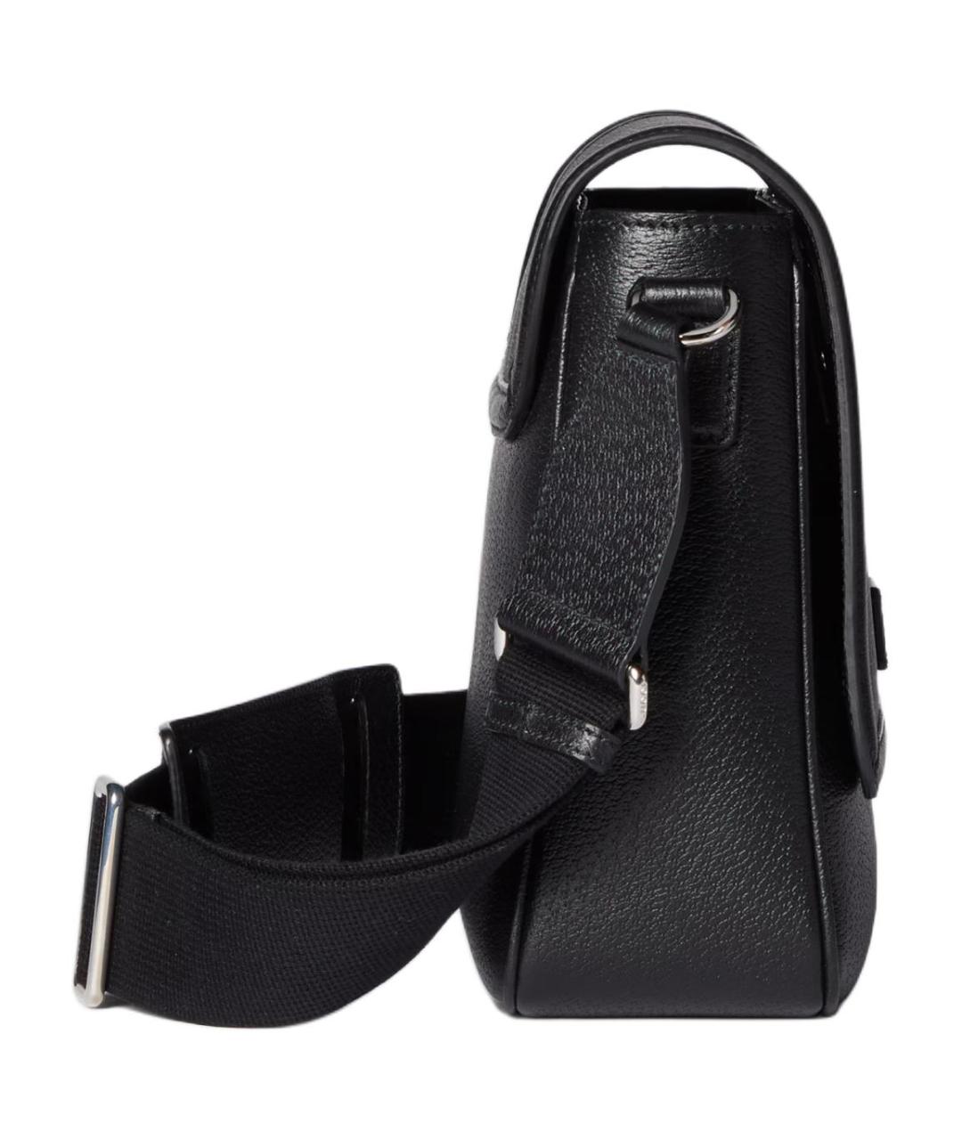 GUCCI Черная тканевая сумка на плечо, фото 3