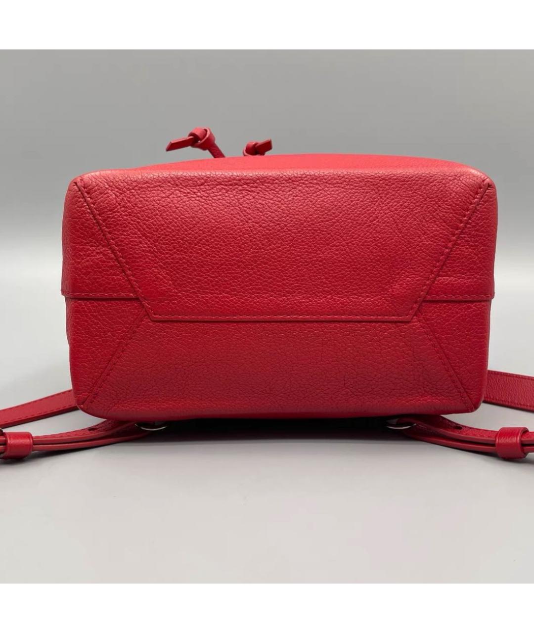 LOUIS VUITTON Красный кожаный рюкзак, фото 4