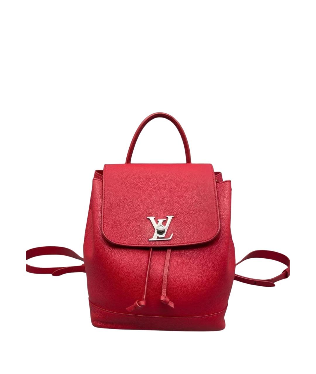 LOUIS VUITTON Красный кожаный рюкзак, фото 1
