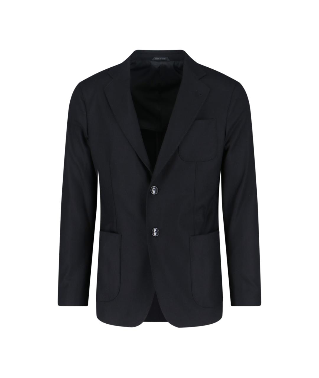 GIORGIO ARMANI Черный кашемировый пиджак, фото 1